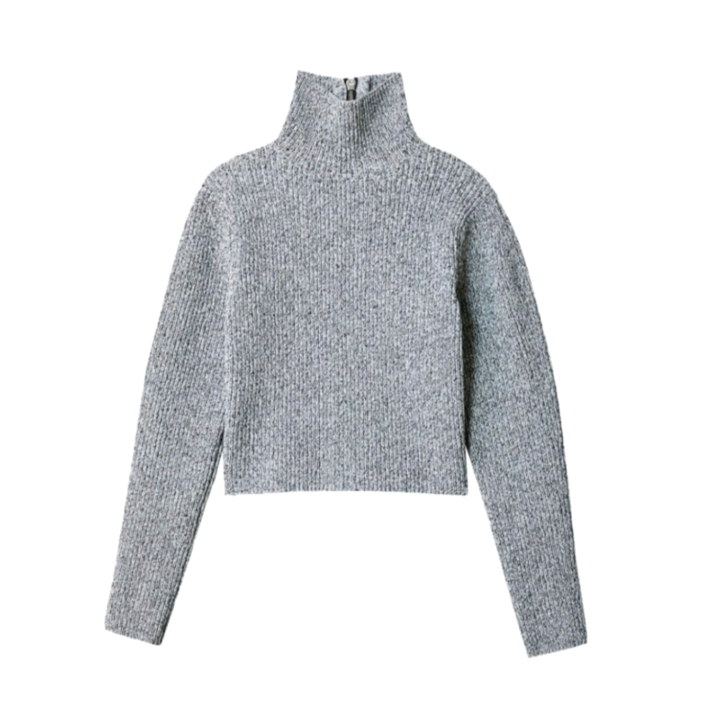 Tibi reversible Mock Neck sweater
